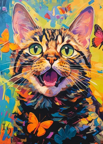 Happy Cat 260 Piece Puzzle