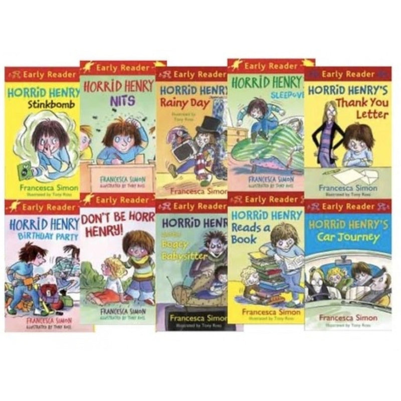 Horrid Henry Early Reader Collection 10 Book Pack