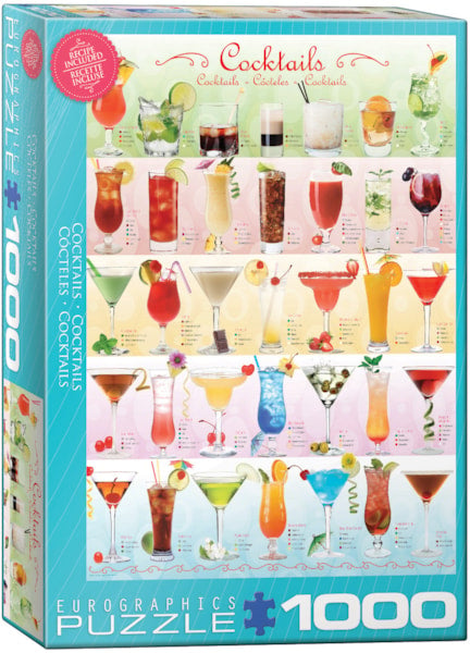 Cocktails 1000 Piece Puzzle