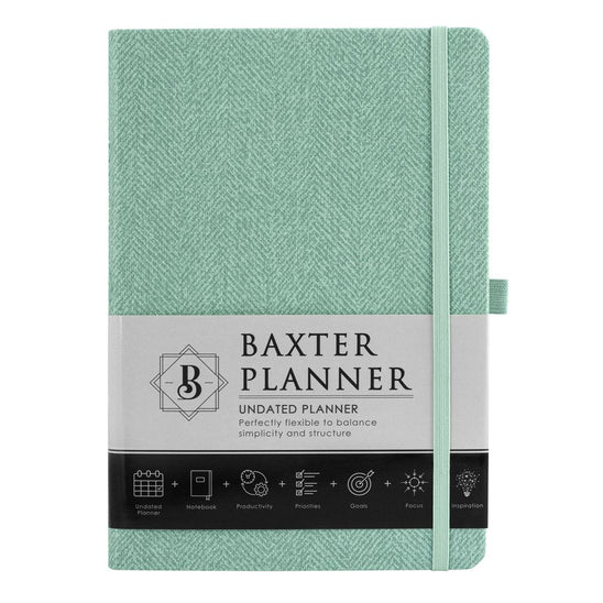 A5 Baxter Undated Planner (Green)