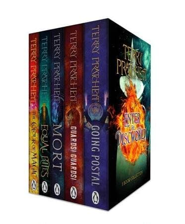 Terry Pratchett Discworld 5 Book Box Set