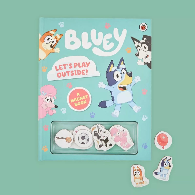 Bluey: Lets Playoutside Magnet Book & Toy