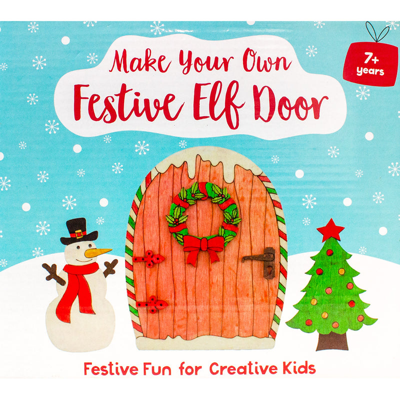 Make your own Festive Elf Door