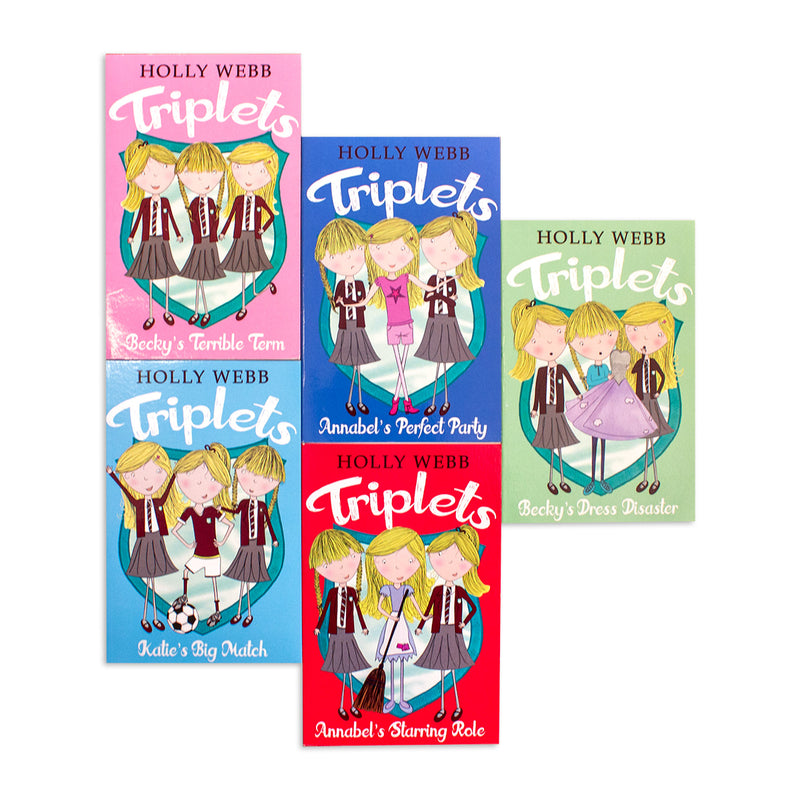 Holly Webb Triplets 5 Book Pack