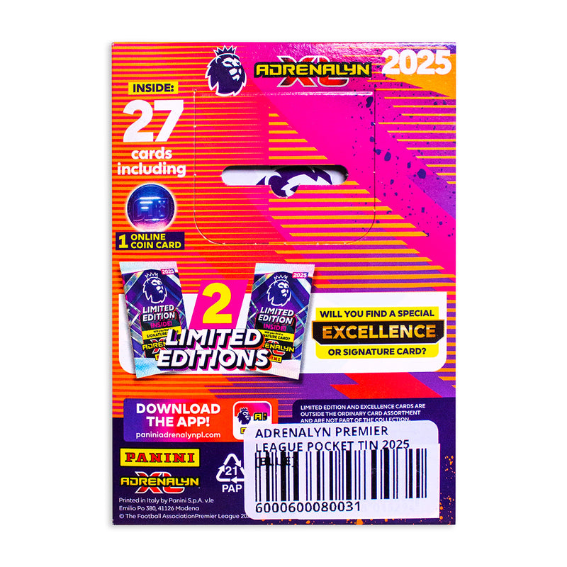 Adrenalyn Premier League Pocket Tin 2025 (Blue)