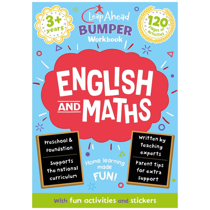 Leap Ahead Bumper Workbook: 3+ English and Maths