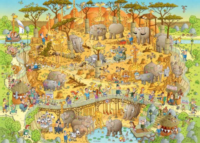 African Habitat 1000 Piece Puzzle