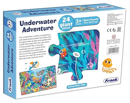 Underwater Adventure 24 Giant Piece Ages 3+ Jigsaw Puzzle