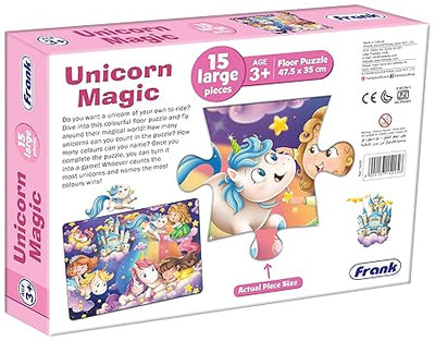 Unicorn Magic 15 Piece Floor Ages 3+ Jigsaw Puzzle