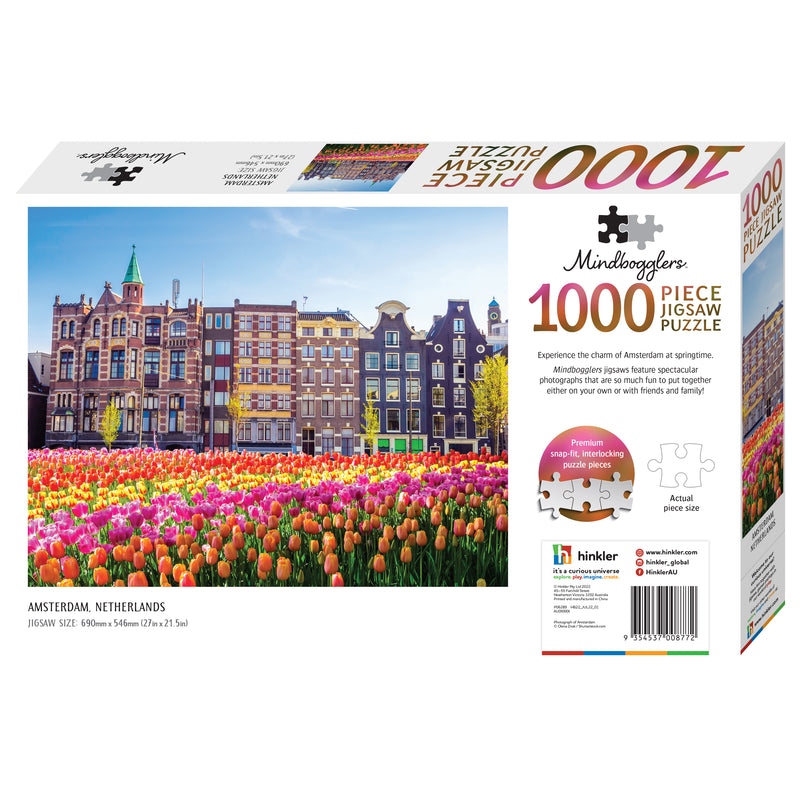 Mindbogglers Amsterdam, Netherlands 1000 Piece Jigsaw Puzzle