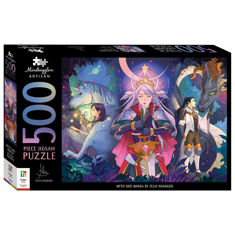 Mindbogglers Artisan Myth and Manga 500 Piece Jigsaw