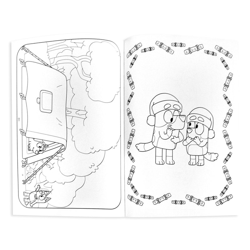 Bluey: Merry Christmas: A Colouring Book