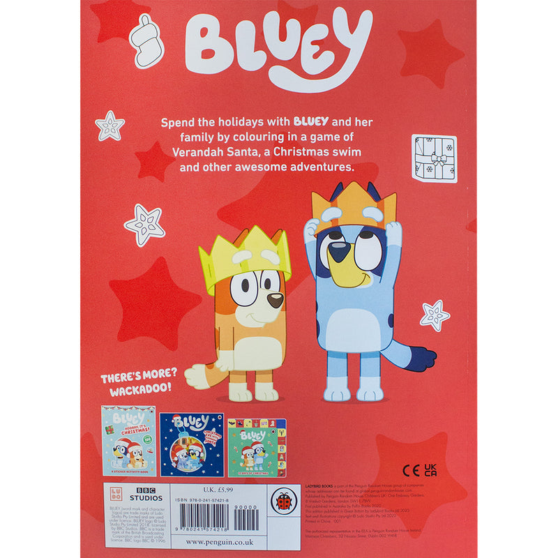 Bluey: Merry Christmas: A Colouring Book