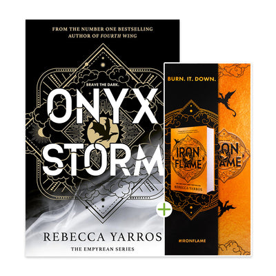 Pre-Order: Onyx Storm Hardback Edition (With An Iron Flame Bookmark)