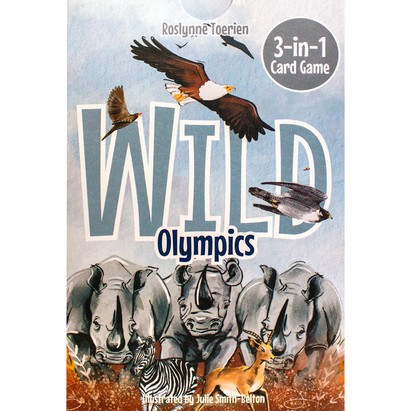 Wild Animal Olympics 3-in-1 Card Game Box Set