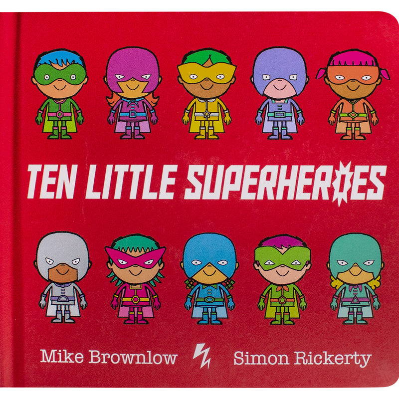 Ten Little Superheroes Board Book