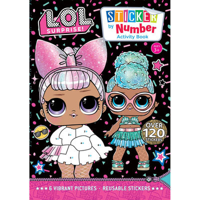 LOL Surprise! Sticker By Number Activity Book