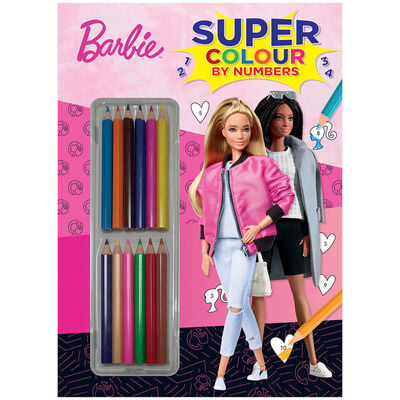 Barbie Super Colour by Numbers