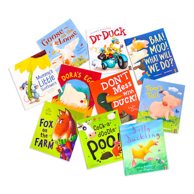 Fox On The Farm 10 Book Ziplock Pack