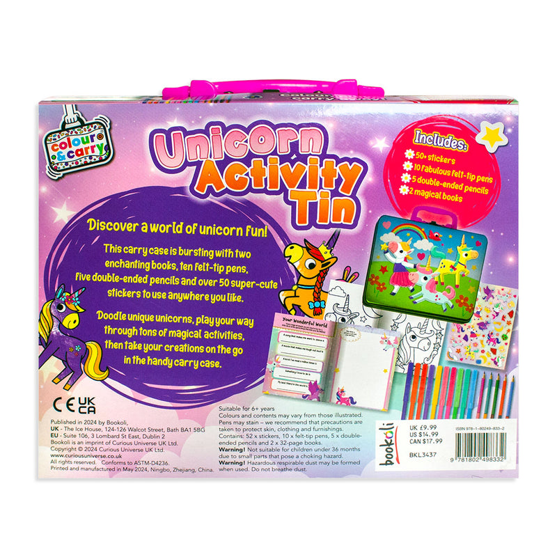 Unicorn Activity Tin Box Set