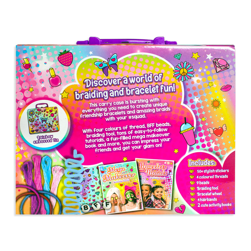 Friendship bracelet and Braids Activity Tin