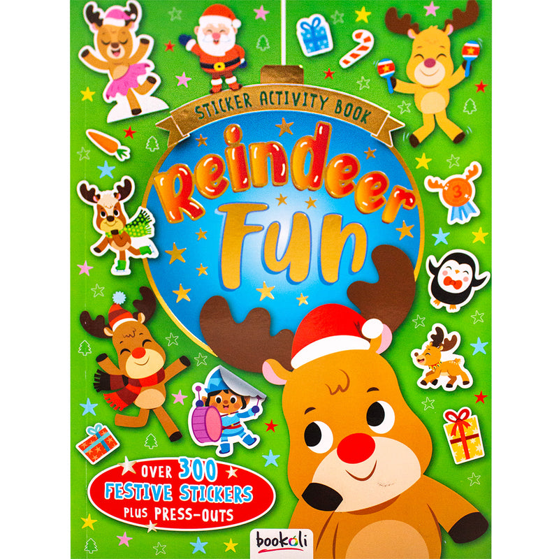 Reindeer Fun Sticker Activity Book