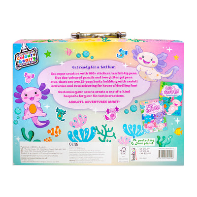 Colour and Carry: 7 Cute Axolotl Activity Case