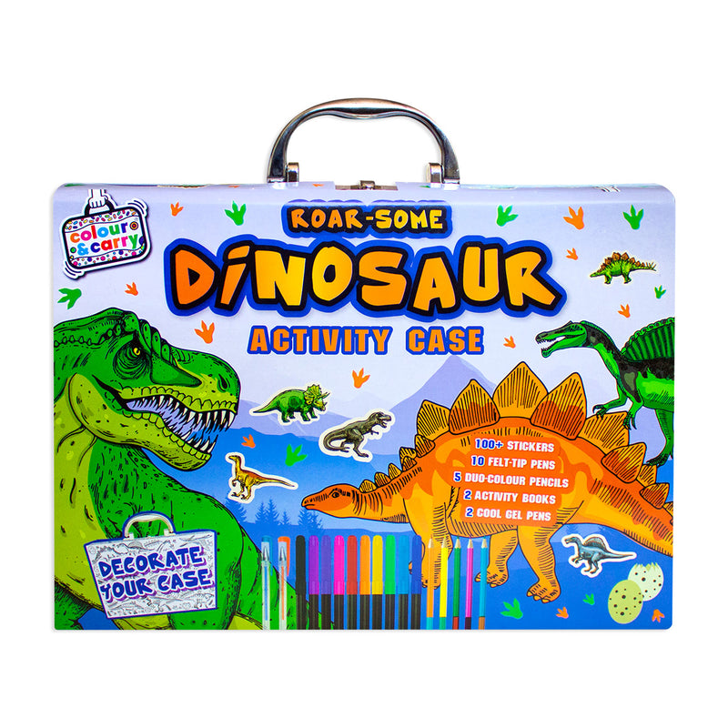 Colour & Carry: Roar-Some Dinosaur Activity Case