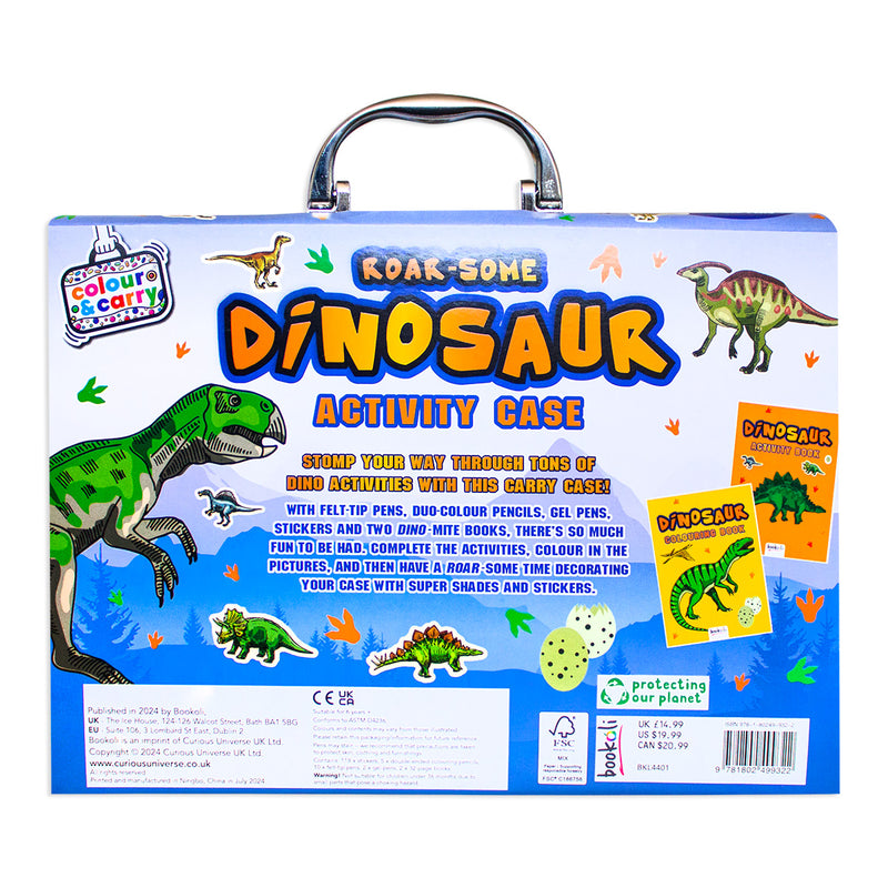 Colour & Carry: Roar-Some Dinosaur Activity Case