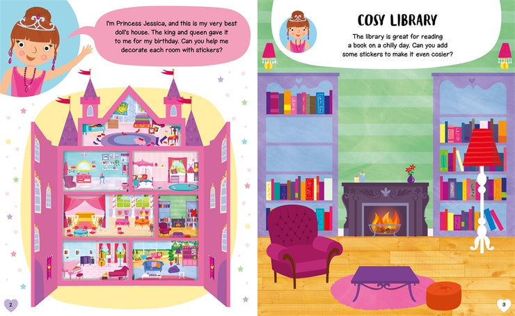 Princess Dolls House Sticker Book