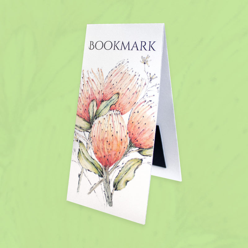 Magnetic Long Bookmark : Pincushion Bouquet