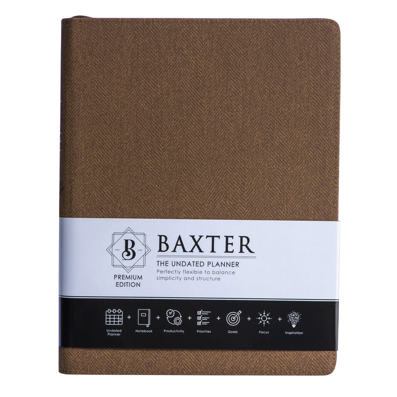 Baxter Undated Planner Pocket Book (Grey)