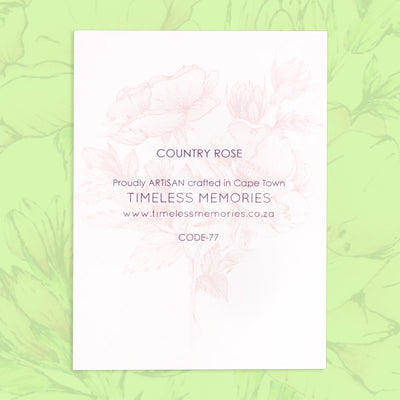 Notebook A7 Country Rose