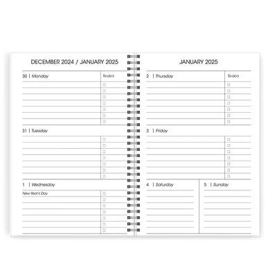 A5 Daily Planner 2025 Arches