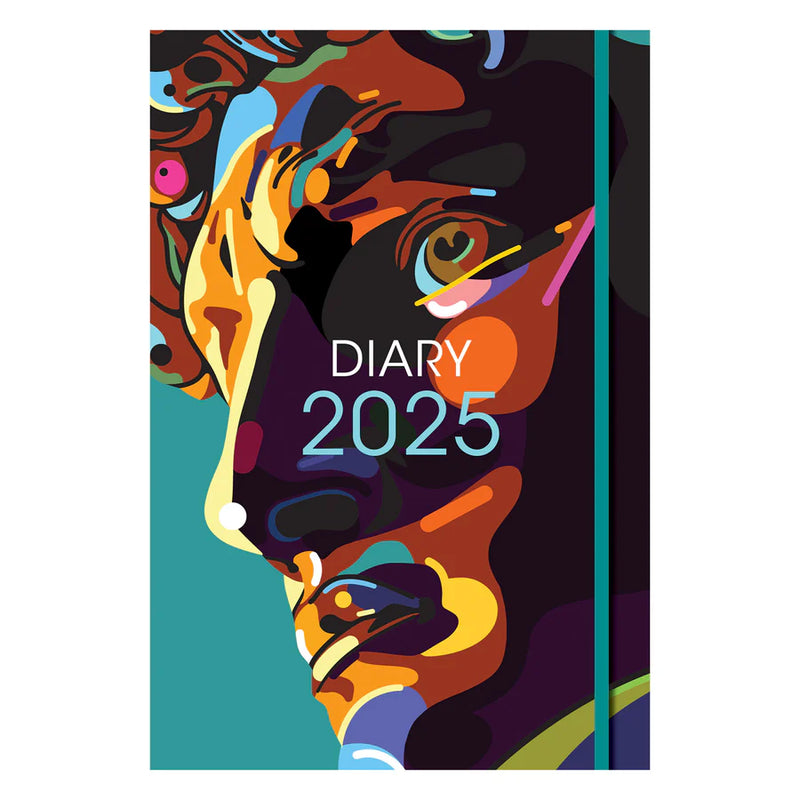 A5 Daily Planner 2025 Abstract David