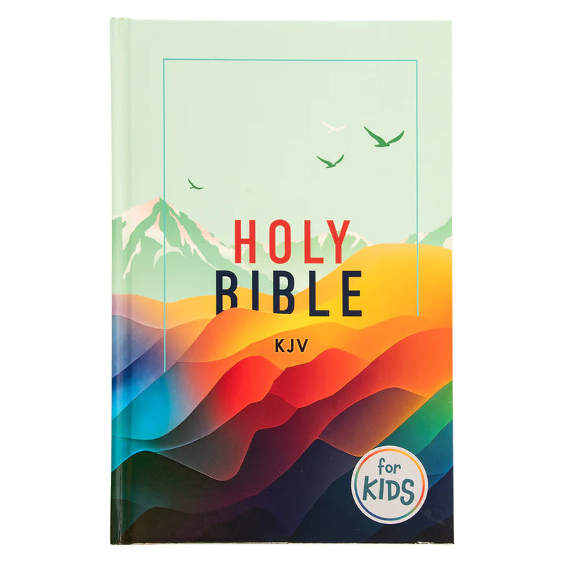 KJV Kids Bible Teal Mountains Large Print