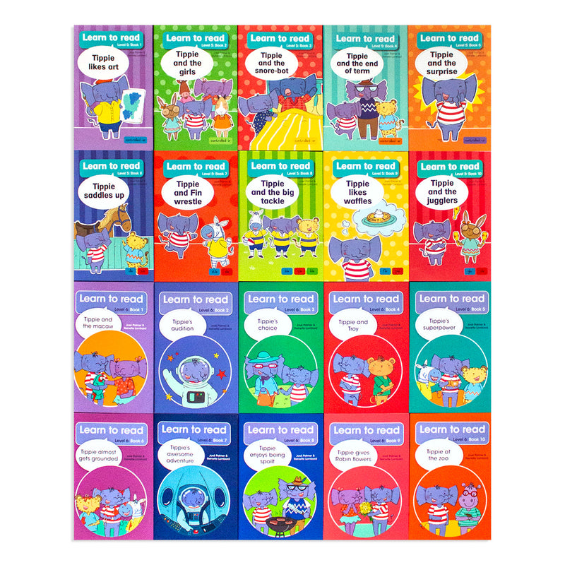 Learn To Read with Tippie 20 Book Pack (Level 5 and 6)