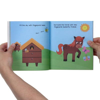 Farmyard Finger Painting Book