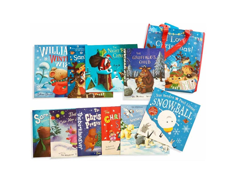 I Love Christmas 10 Books in a Bag Set