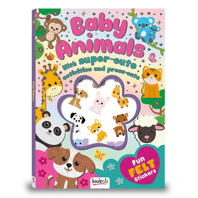 Fun Felt Sticker Activity Book: Baby Animals - Readers Warehouse