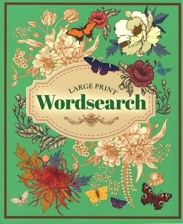 Large Print Wordsearch (Butterflies)