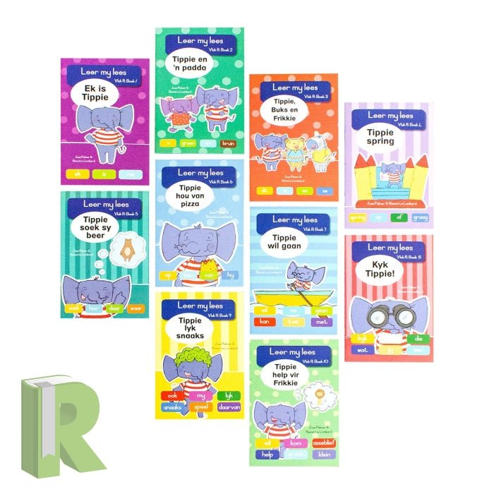 Leer My Lees Met Tippie - Vlak R (Large 10 Book Pack) - Readers Warehouse