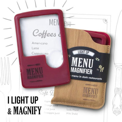 Light Up Menu Magnifier Wine - Readers Warehouse