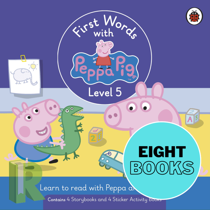 Peppa Pig First Words Level 5 Collection - Readers Warehouse