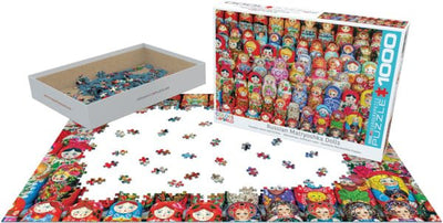 Russian Matryoshka Dolls 1000 Piece Puzzle Box Set - Readers Warehouse