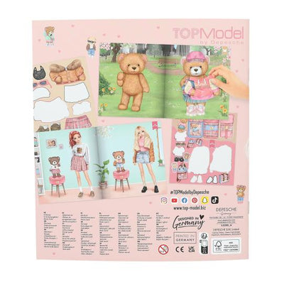 TOPModel Team Teddy Sticker World Book