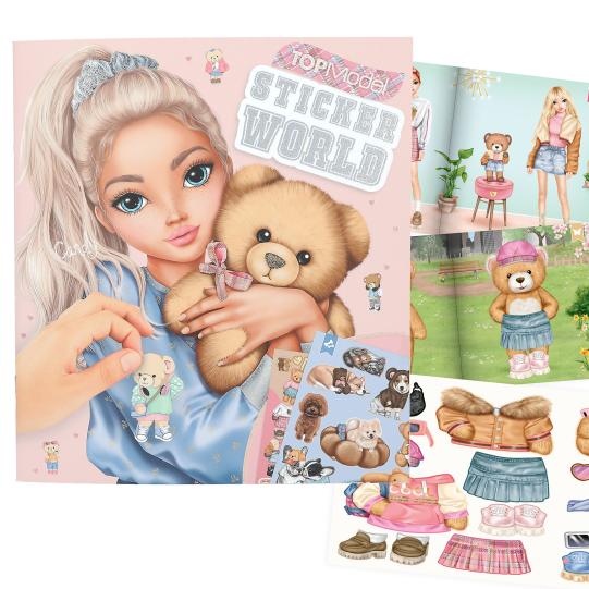 TOPModel Team Teddy Sticker World Book