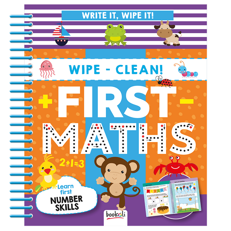 Write It, Wipe It Book: First Maths - Readers Warehouse