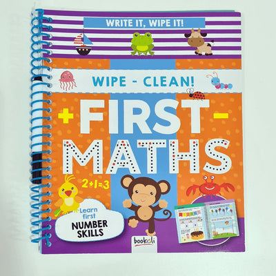 Write It, Wipe It Book: First Maths - Readers Warehouse