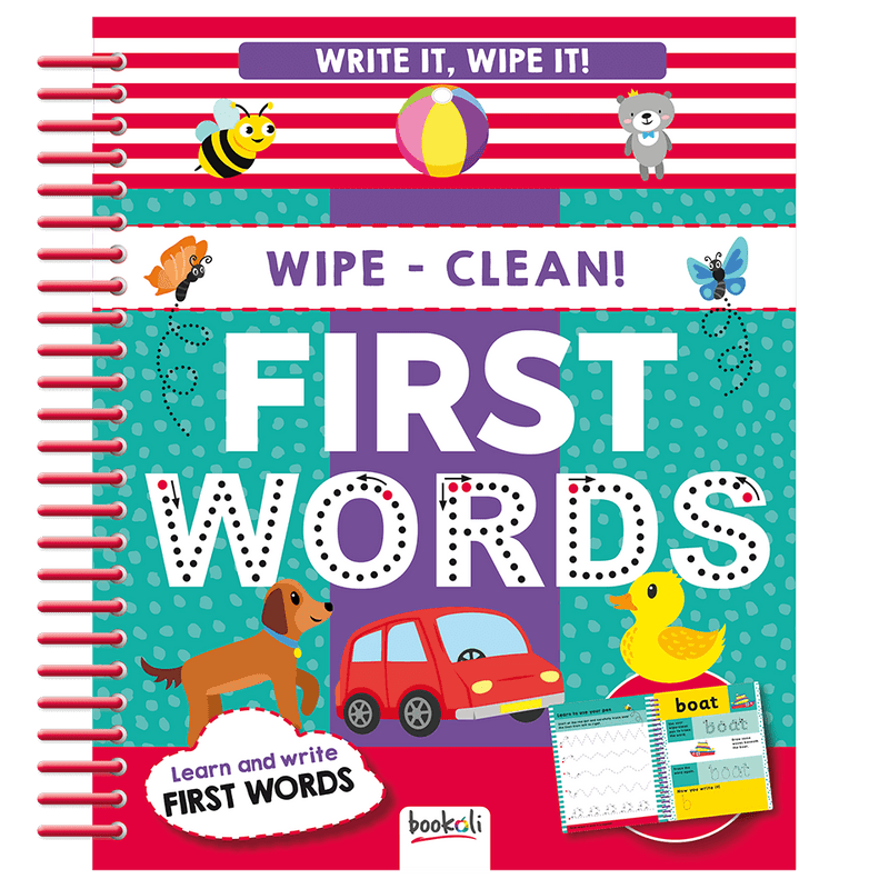 Write It, Wipe It Book: First Words - Readers Warehouse